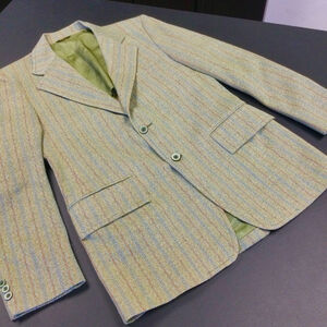 Vintage Men's Unbranded Blazer Size M Green Brown